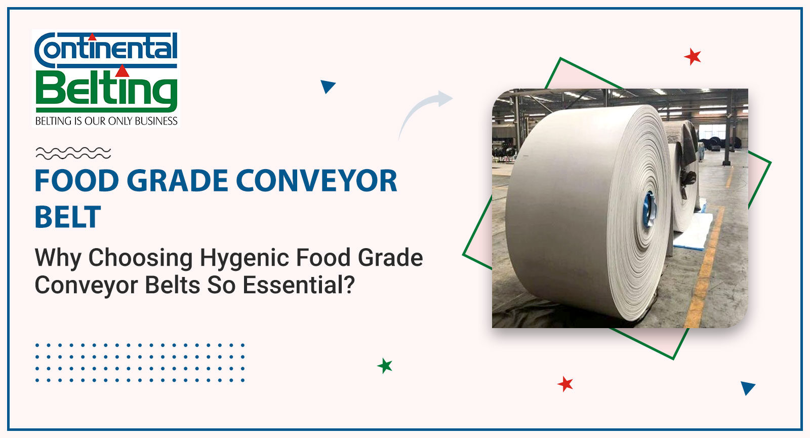 Why Choosing Hygenic Food Grade Conveyor Belts So Essential?, Continental Belting Pvt Ltd